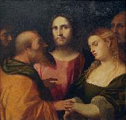 Palma il Vecchio Christ and the Adulteress oil painting picture wholesale